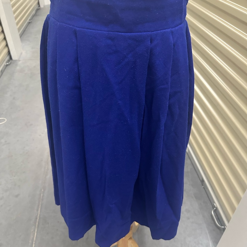 Norton McNaughton Royal Blue Midi Skirt